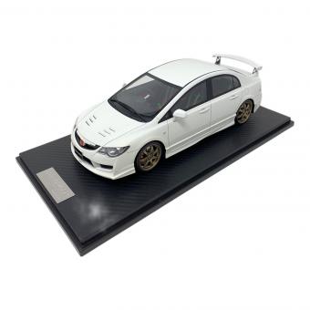 one-model（ワンモデル） 1/18 ホンダ シビック タイプR MUGEN Late Ver (ホワイト) CIVIC FD2 モデルカー