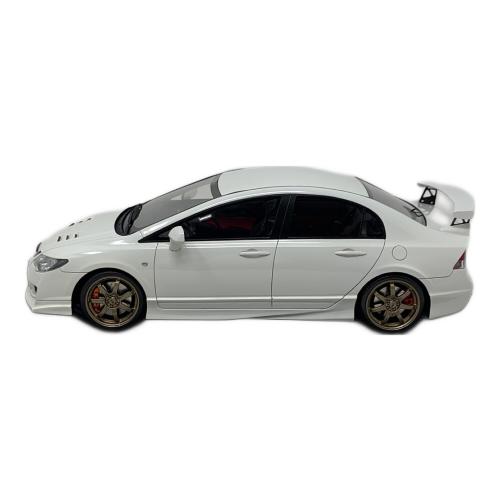 one-model（ワンモデル） 1/18 ホンダ シビック タイプR MUGEN Late Ver (ホワイト) CIVIC FD2 モデルカー