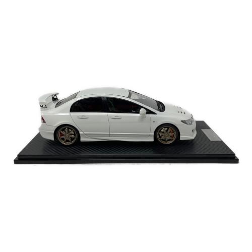 one-model（ワンモデル） 1/18 ホンダ シビック タイプR MUGEN Late Ver (ホワイト) CIVIC FD2 モデルカー