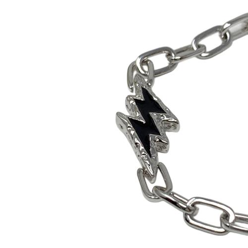 FANCI.ME（ファンシーミー） サーモクロミックデザイン 守護霊マーク シルバーブレスレット