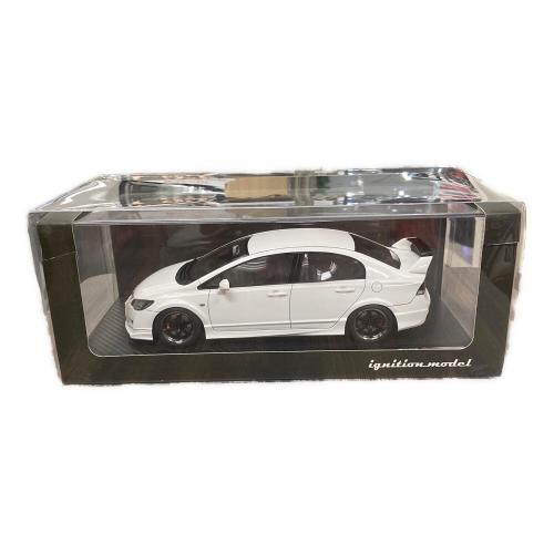 ignition model (イグニッションモデル) 1/18 ホンダ シビック FD2 TYPE R ホワイト モデルカー