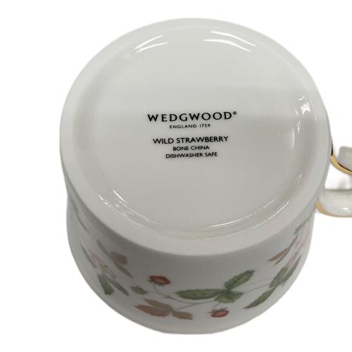 Wedgwood (ウェッジウッド) カップ&ソーサー ワイルドストロベリー ボーンチャイナ 2Pセット