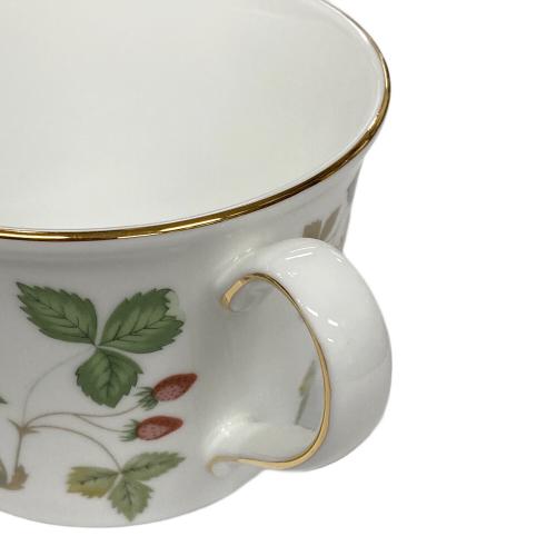 Wedgwood (ウェッジウッド) カップ&ソーサー ワイルドストロベリー ボーンチャイナ 2Pセット