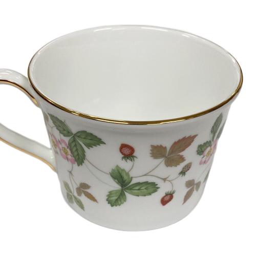 Wedgwood (ウェッジウッド) カップ&ソーサー ワイルドストロベリー ボーンチャイナ 2Pセット