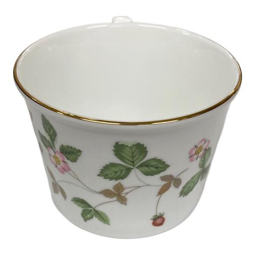 Wedgwood (ウェッジウッド) カップ&ソーサー ワイルドストロベリー ボーンチャイナ 2Pセット