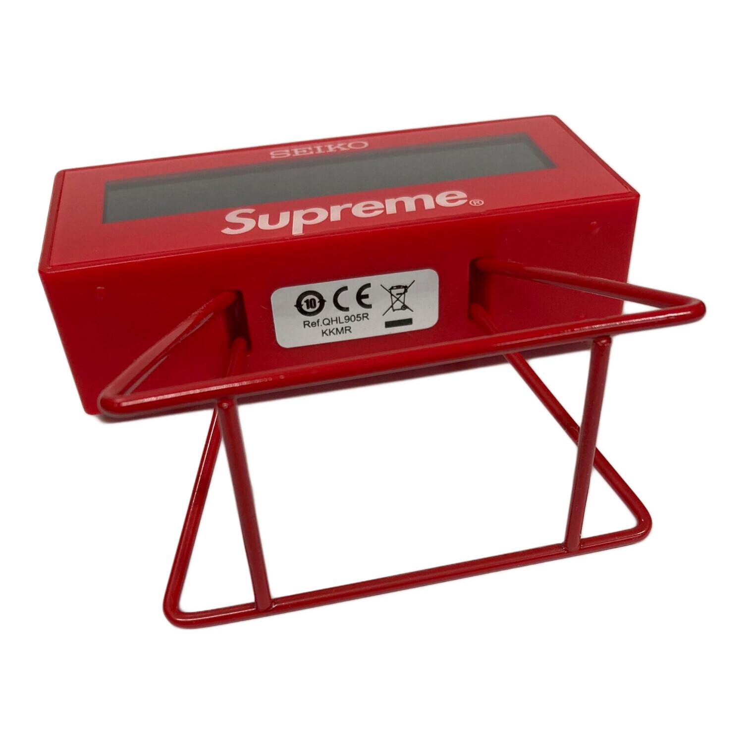 SUPREME (シュプリーム) 置時計 21SS Marathon Clock QHL905RL レッド