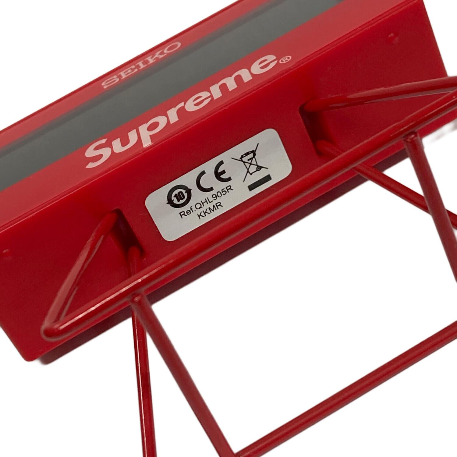SEIKO Supreme シュプリーム デジタル置時計 レッド SUPREME (シュプリーム) 置時計 21SS Marathon Clock QHL905RL レッド