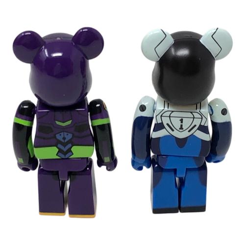 MEDICOM TOY(メディコムトイ) エヴァンゲリヲン新劇場版 序 EVA初号機(ナイトカラー版)＆碇シンジ BEAR BRICK (ベアブリック) キャラクターグッズ