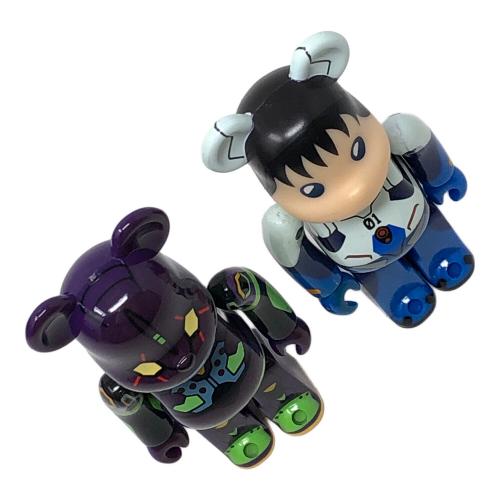 MEDICOM TOY(メディコムトイ) エヴァンゲリヲン新劇場版 序 EVA初号機(ナイトカラー版)＆碇シンジ BEAR BRICK (ベアブリック) キャラクターグッズ