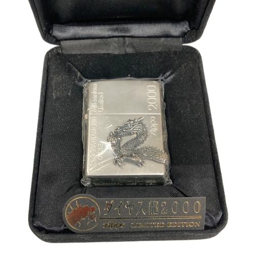 ZIPPO (ジッポー) オイルライター 1999年5月USA製 ダイヤ入龍2000