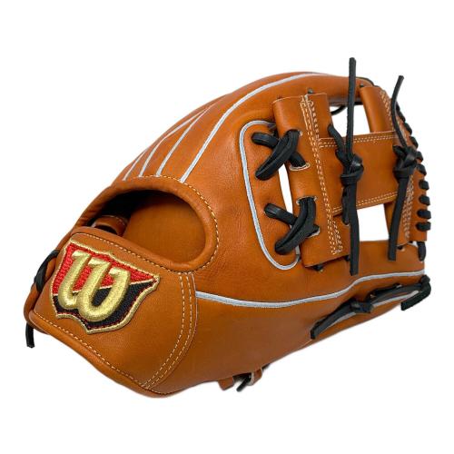 Wilson (ウィルソン) グローブ 硬式用グラブ 内野手用 DUAL 86型 オレンジ WBW102901