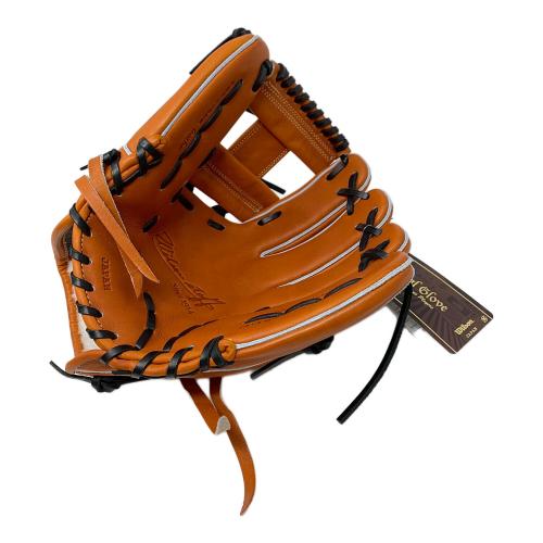 Wilson (ウィルソン) グローブ 硬式用グラブ 内野手用 DUAL 86型 オレンジ WBW102901