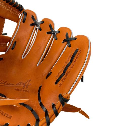 Wilson (ウィルソン) グローブ 硬式用グラブ 内野手用 DUAL 86型 オレンジ WBW102901