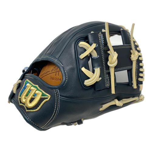Wilson (ウィルソン) グローブ WBW103645 Wilson Staff DUAL（ウイルソン スタッフ デュアル） ムーキー・ベッツモデル 内野手用（86型） ネイビー