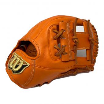 Wilson (ウィルソン) グローブ Wilson Staff（ウイルソン スタッフ） 硬式用グラブ 内野手用 オレンジ