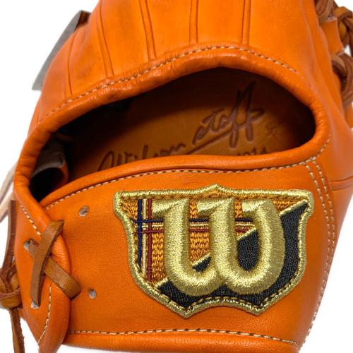 Wilson (ウィルソン) グローブ Wilson Staff（ウイルソン スタッフ） 硬式用グラブ 内野手用 オレンジ