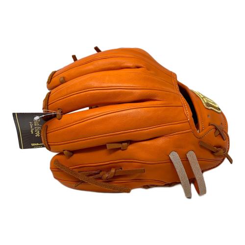 Wilson (ウィルソン) グローブ Wilson Staff（ウイルソン スタッフ） 硬式用グラブ 内野手用 オレンジ
