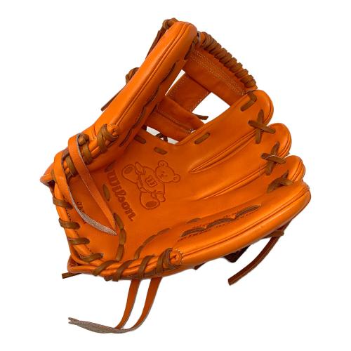 Wilson (ウィルソン) グローブ Wilson Staff（ウイルソン スタッフ） 硬式用グラブ 内野手用 オレンジ
