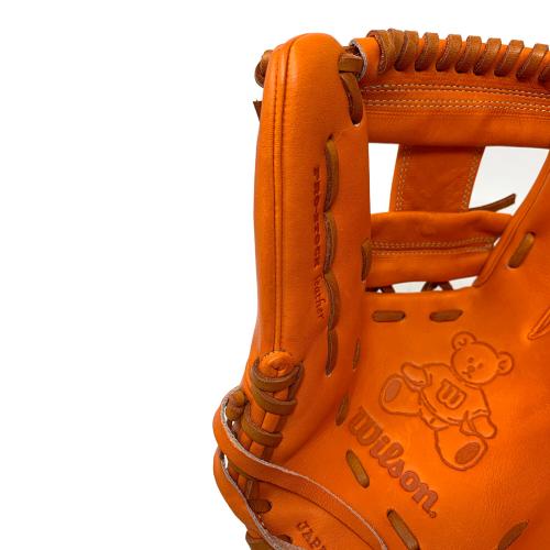 Wilson (ウィルソン) グローブ Wilson Staff（ウイルソン スタッフ） 硬式用グラブ 内野手用 オレンジ
