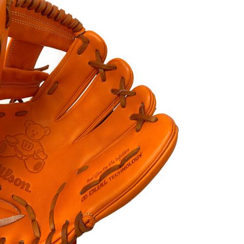 Wilson (ウィルソン) グローブ Wilson Staff（ウイルソン スタッフ） 硬式用グラブ 内野手用 オレンジ