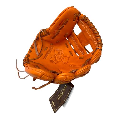 Wilson (ウィルソン) グローブ Wilson Staff（ウイルソン スタッフ） 硬式用グラブ 内野手用 オレンジ