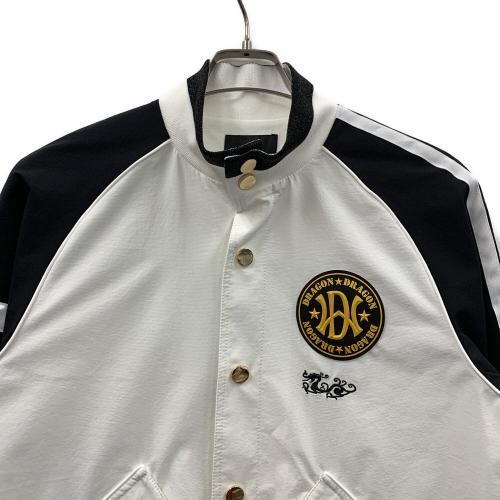 Dance with Dragon (ダンスウィズドラゴン) ゴルフウェア(ジャケット) D2-372155 レディース SIZE 2 ブラック×ホワイト