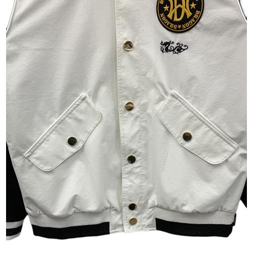 Dance with Dragon (ダンスウィズドラゴン) ゴルフウェア(ジャケット) D2-372155 レディース SIZE 2 ブラック×ホワイト