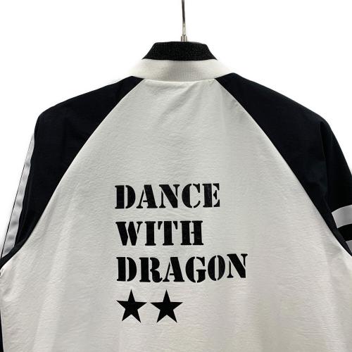 Dance with Dragon (ダンスウィズドラゴン) ゴルフウェア(ジャケット) D2-372155 レディース SIZE 2 ブラック×ホワイト
