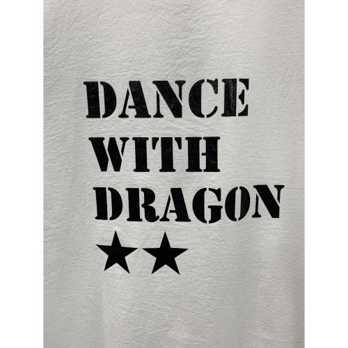 Dance with Dragon (ダンスウィズドラゴン) ゴルフウェア(ジャケット) D2-372155 レディース SIZE 2 ブラック×ホワイト