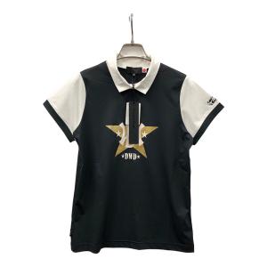 Dance with Dragon (ダンスウィズドラゴン) ゴルフウェア(トップス) D2-174315 レディース SIZE 2 ホワイト×ブラック