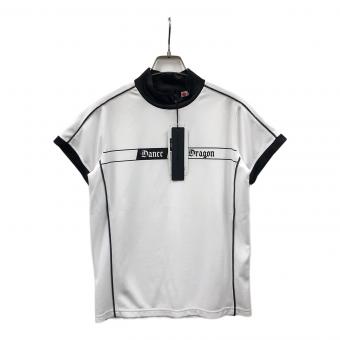 Dance with Dragon (ダンスウィズドラゴン) ゴルフウェア(トップス) D2-173315 レディース SIZE 2 ブラック×ホワイト