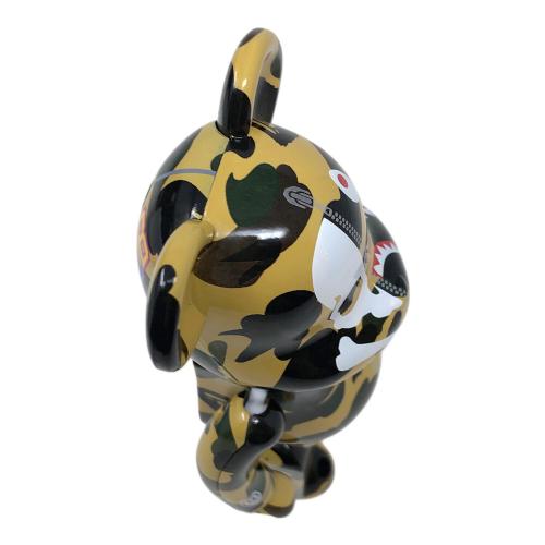 BANDAI×MEDICOM TOY×A BATHING APE(バンダイ×メディコムトイ×ベイシングエイプ) 超合金 BE@RBRICK(ベアブリック) MASTERMIND VS BAPE(R)YELLOW フィギュア