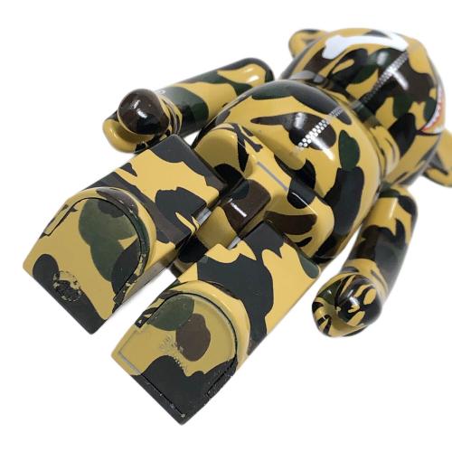 BANDAI×MEDICOM TOY×A BATHING APE(バンダイ×メディコムトイ×ベイシングエイプ) 超合金 BE@RBRICK(ベアブリック) MASTERMIND VS BAPE(R)YELLOW フィギュア