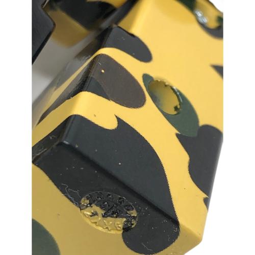 BANDAI×MEDICOM TOY×A BATHING APE(バンダイ×メディコムトイ×ベイシングエイプ) 超合金 BE@RBRICK(ベアブリック) MASTERMIND VS BAPE(R)YELLOW フィギュア