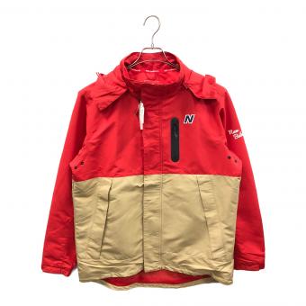 NEW BALANCE (ニューバランス) アウター ゴルフウェア(トップス) 012-7220002 メンズ SIZE 6 レッド×ブラウン