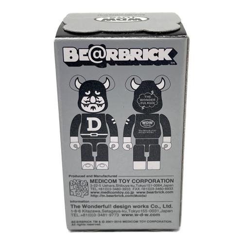 MEDICOM TOY（メディコムトイ） BEAR BRICK (ベアブリック) ワンダフルマン フィギュア