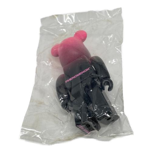 BEAR BRICK (ベアブリック) PHENOMENON（フェノメノン） フィギュア ピンク×ブラック