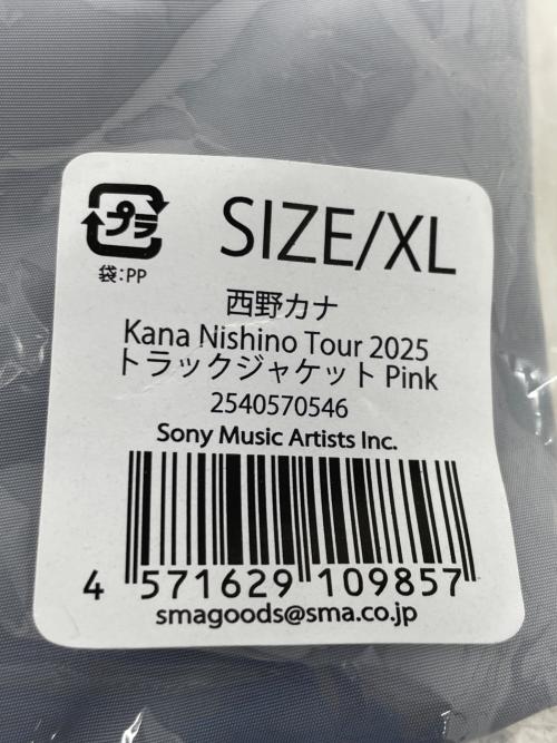 西野カナ (ニシノカナ) Kana Nishino Tour 2025 トラックジャケット ピンク XL ユニセックス