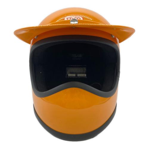 TT&CO (ティーティー・アンド・シーオー) バイク用ヘルメット 2021年製 TCSG オレンジ PSCマーク(バイク用ヘルメット)有