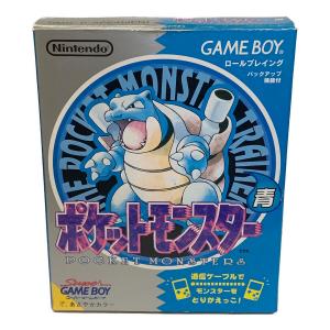 Nintendo (ニンテンドー) ゲームカセット GAME BOY ポケットモンスター 青 任天堂