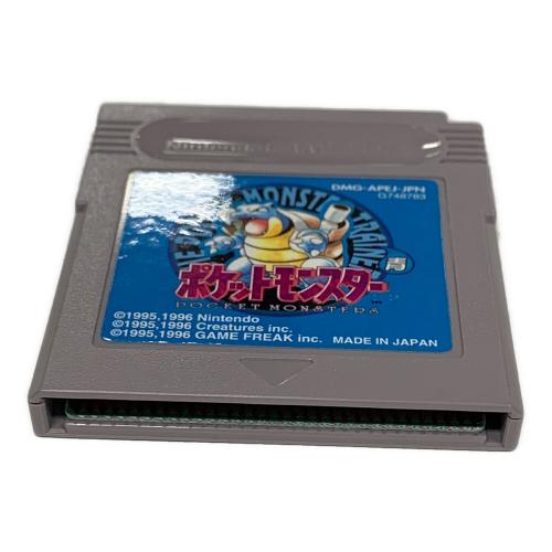 Nintendo (ニンテンドー) ゲームカセット GAME BOY ポケットモンスター 青 任天堂
