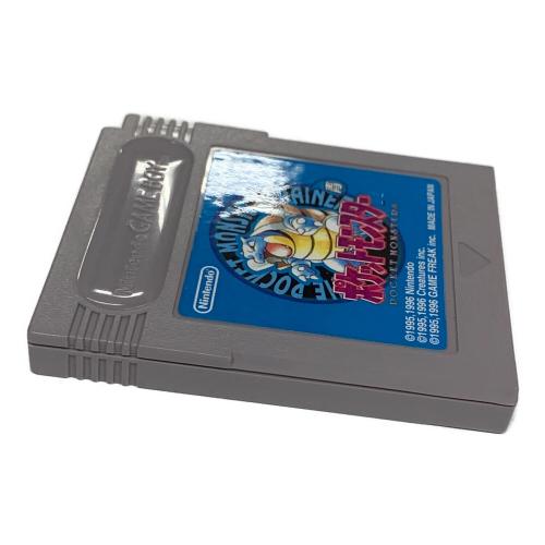 Nintendo (ニンテンドー) ゲームカセット GAME BOY ポケットモンスター 青 任天堂