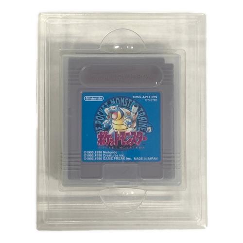 Nintendo (ニンテンドー) ゲームカセット GAME BOY ポケットモンスター 青 任天堂