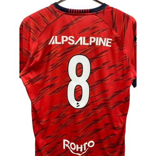 UNDER ARMOUR（アンダーアーマー） いわきFC サッカーユニフォーム メンズ SIZE XL レッド