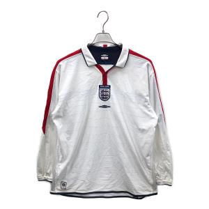 UMBRO (アンブロ) サッカーユニフォーム イングランド代表 00s リバーシブル ロングスリーブ メンズ SIZE XL ホワイト