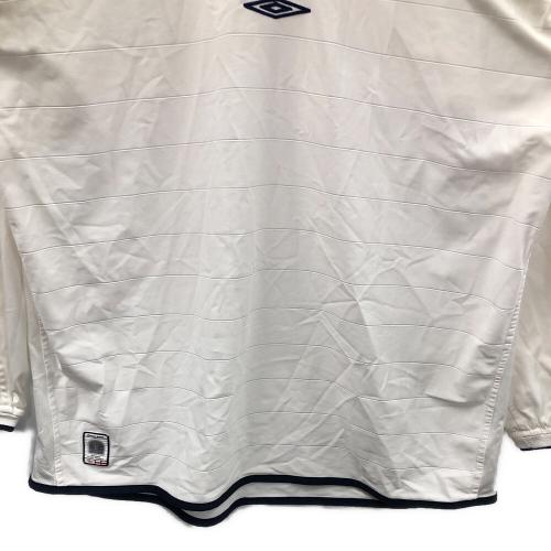 UMBRO (アンブロ) サッカーユニフォーム イングランド代表 00s リバーシブル ロングスリーブ メンズ SIZE XL ホワイト