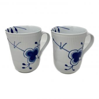 ROYAL COPENHAGEN (ロイヤル・コペンハーゲン) カップ ブルーフルーテッド メガ マグ ペア 360ml