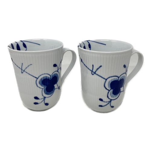 ROYAL COPENHAGEN (ロイヤル・コペンハーゲン) カップ ブルーフルーテッド メガ マグ ペア 360ml