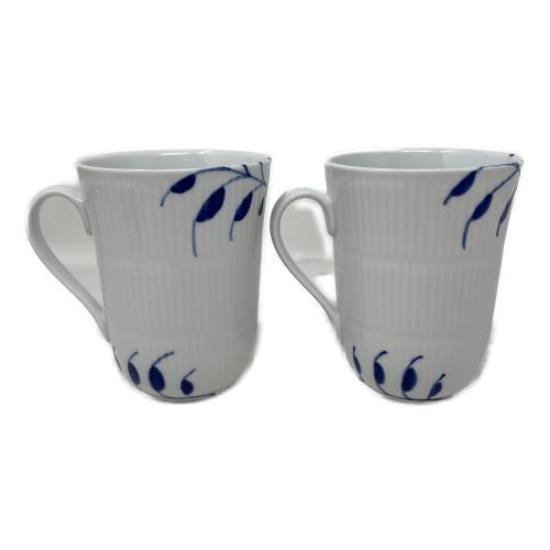 ROYAL COPENHAGEN (ロイヤル・コペンハーゲン) カップ ブルーフルーテッド メガ マグ ペア 360ml
