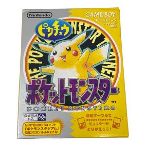 Nintendo (ニンテンドー) GAMEBOY（ゲームボーイ） ポケットモンスター ピカチュウ ゲームボーイ用ソフト